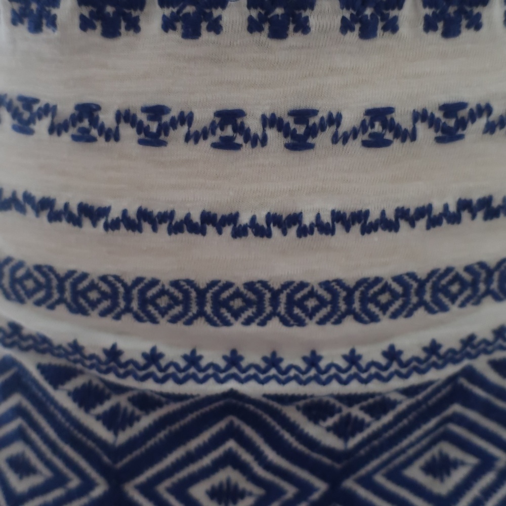 Sam Edelman Embroidered Racerback Tank Size Medium - Picture 3 of 4